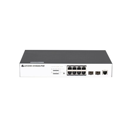 Avcomm 10-Port industrial PoE Data Switch 5110GX2-POE